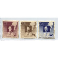 RUSIA 1934 Yv AEREO 46/8 SERIE COMPLETA DE ESTAMPILLAS NUEVAS CON GOMA RARAS 195 EUROS